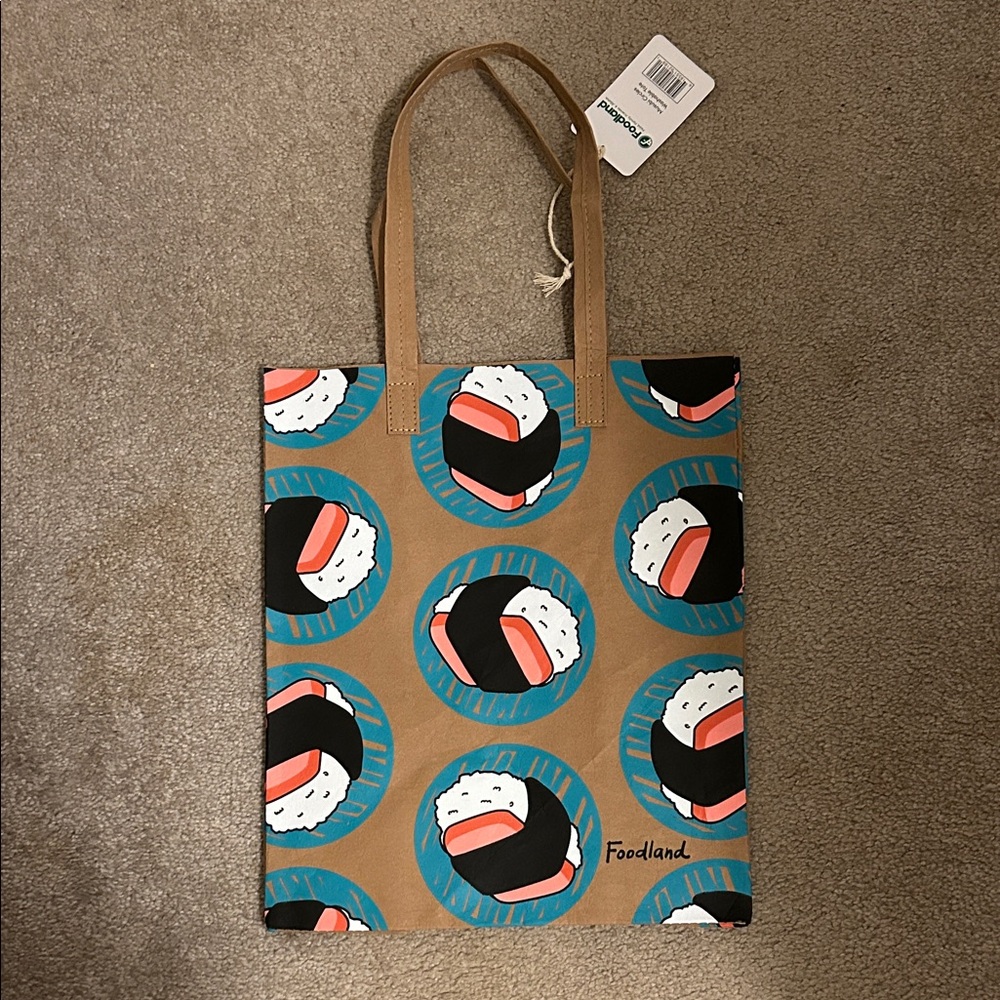 Sushi Print Tote Bag